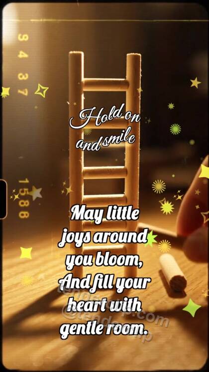 Hold on and smile: Ladder Receives Step
