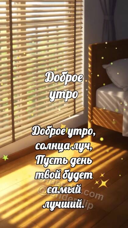 Доброе утро: Жалюзи будят комнату