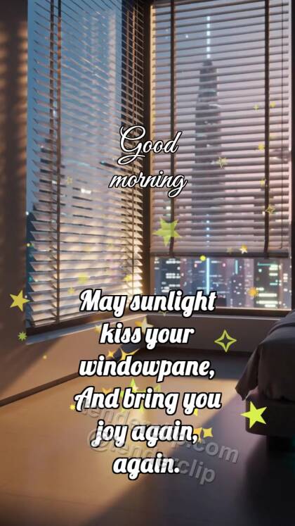 Good morning: Blinds Wake Room