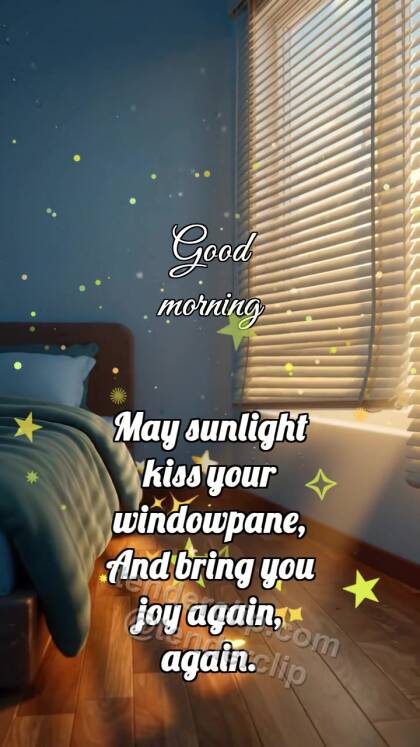 Good morning: Blinds Wake Room
