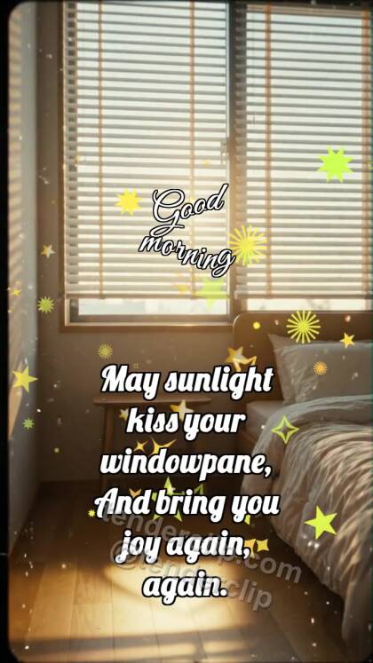 Good morning: Blinds Wake Room