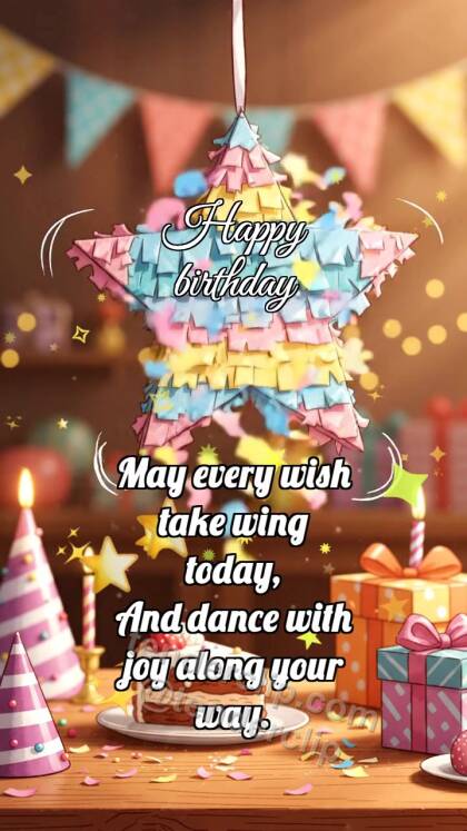 Happy birthday: Piñata Drops Confetti