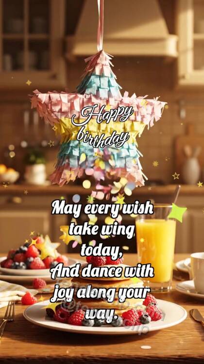 Happy birthday: Piñata Drops Confetti