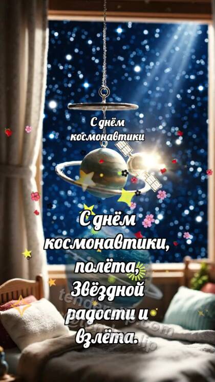 С днём космонавтики: Планета качает спутник
