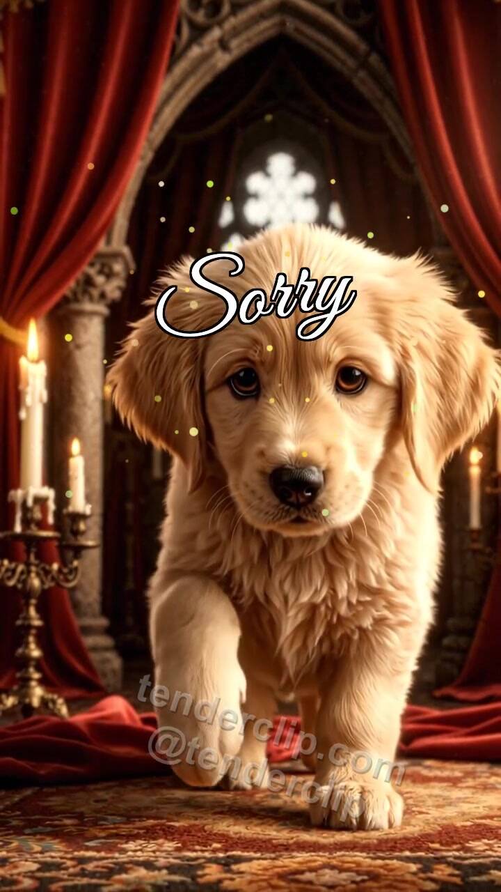 Animated greeting card about Sorry: Tuning Fork Wakes Rings