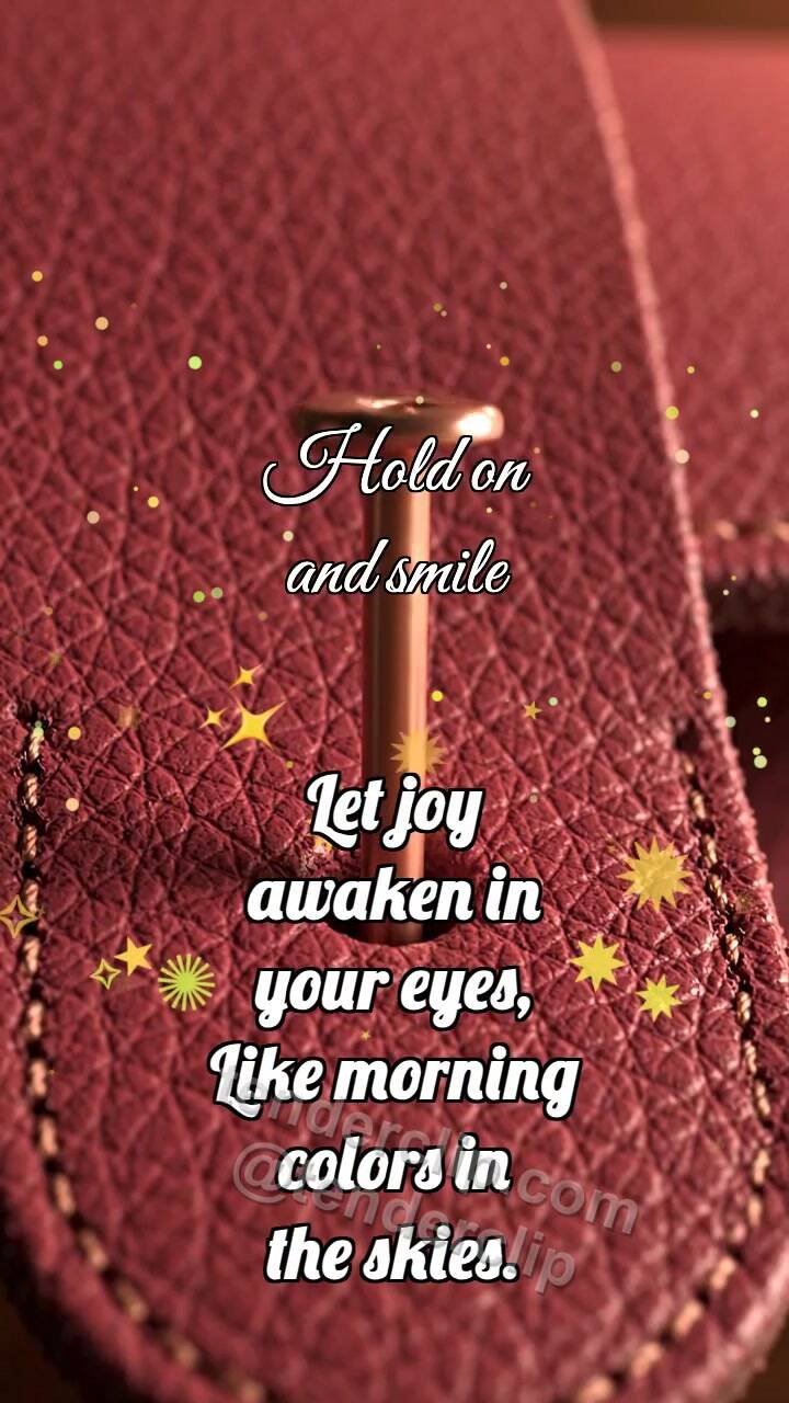 Animated greeting card about Hold on and smile: Copper Rivet Settles