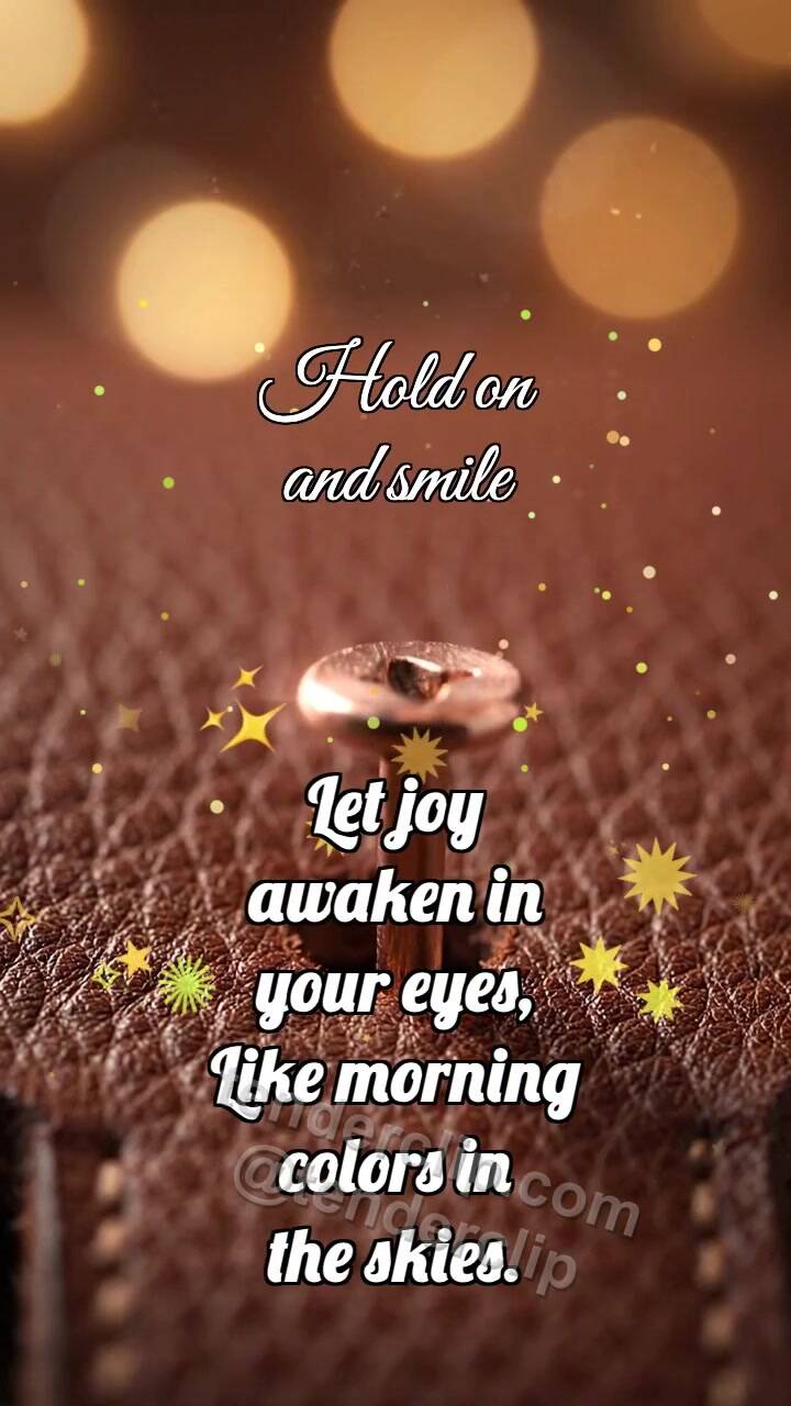 Animated greeting card about Hold on and smile: Copper Rivet Settles