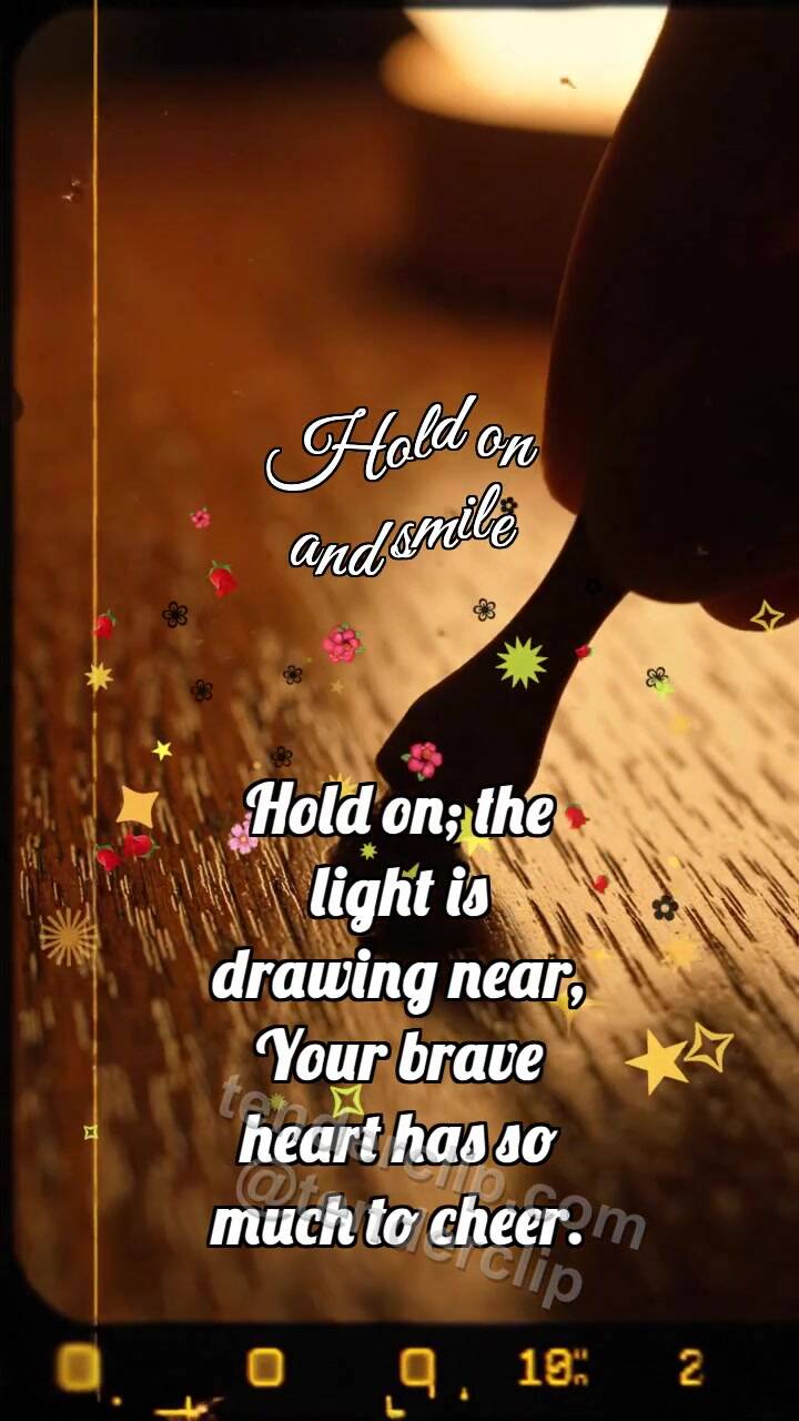Animated greeting card about Hold on and smile: Keyway Welcomes Wedge