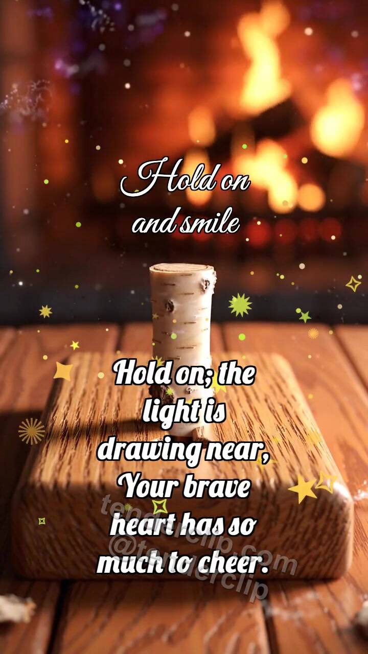 Animated greeting card about Hold on and smile: Keyway Welcomes Wedge