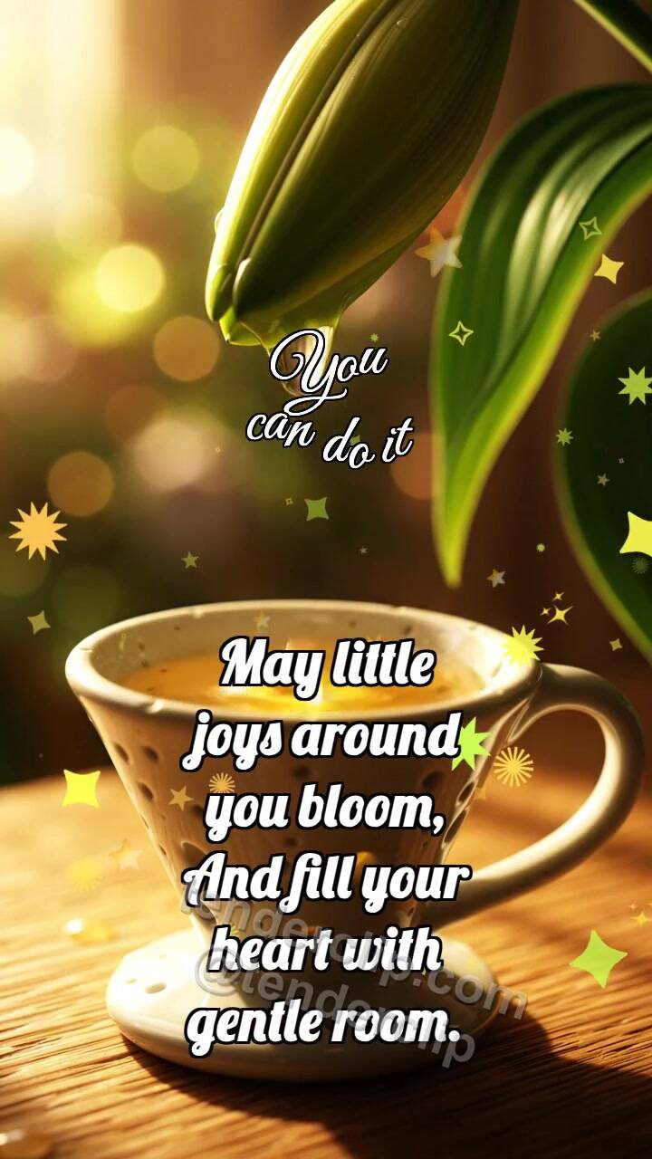 Animated greeting card about You can do it: Ceramic Filter Gathers Nectar