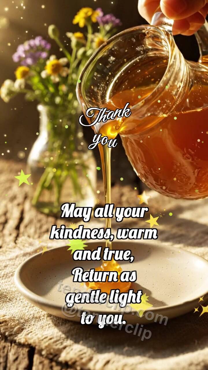 Animated greeting card about Thank you: Maple Syrup Shares