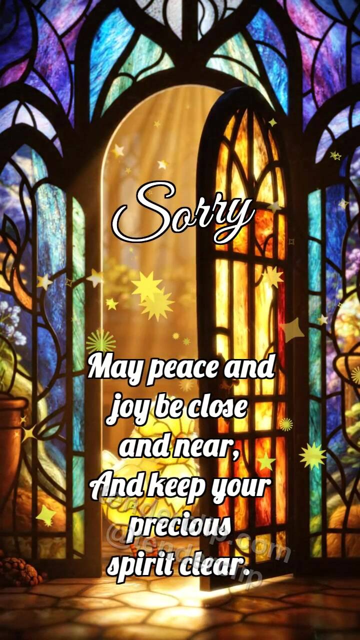 Animated greeting card about Sorry: Chick Opens Warm Door