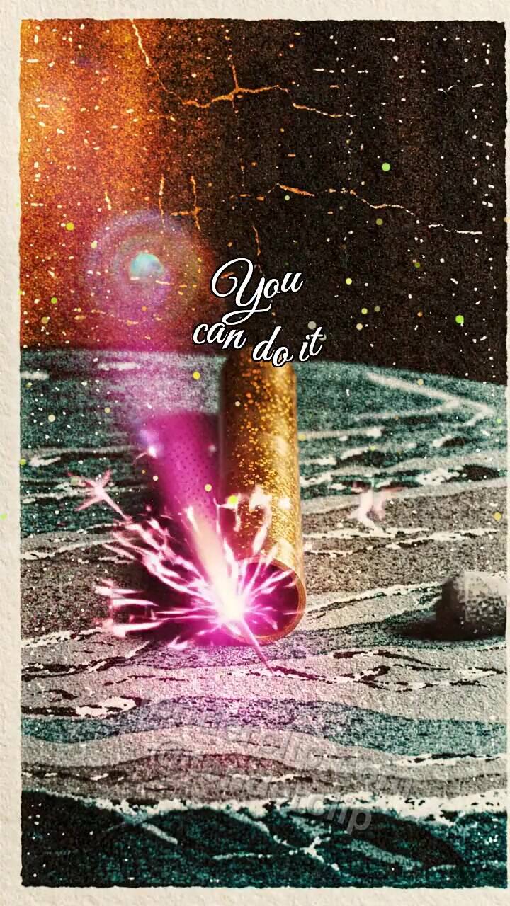 Animated greeting card about You can do it: Brass Tube Brings Spark