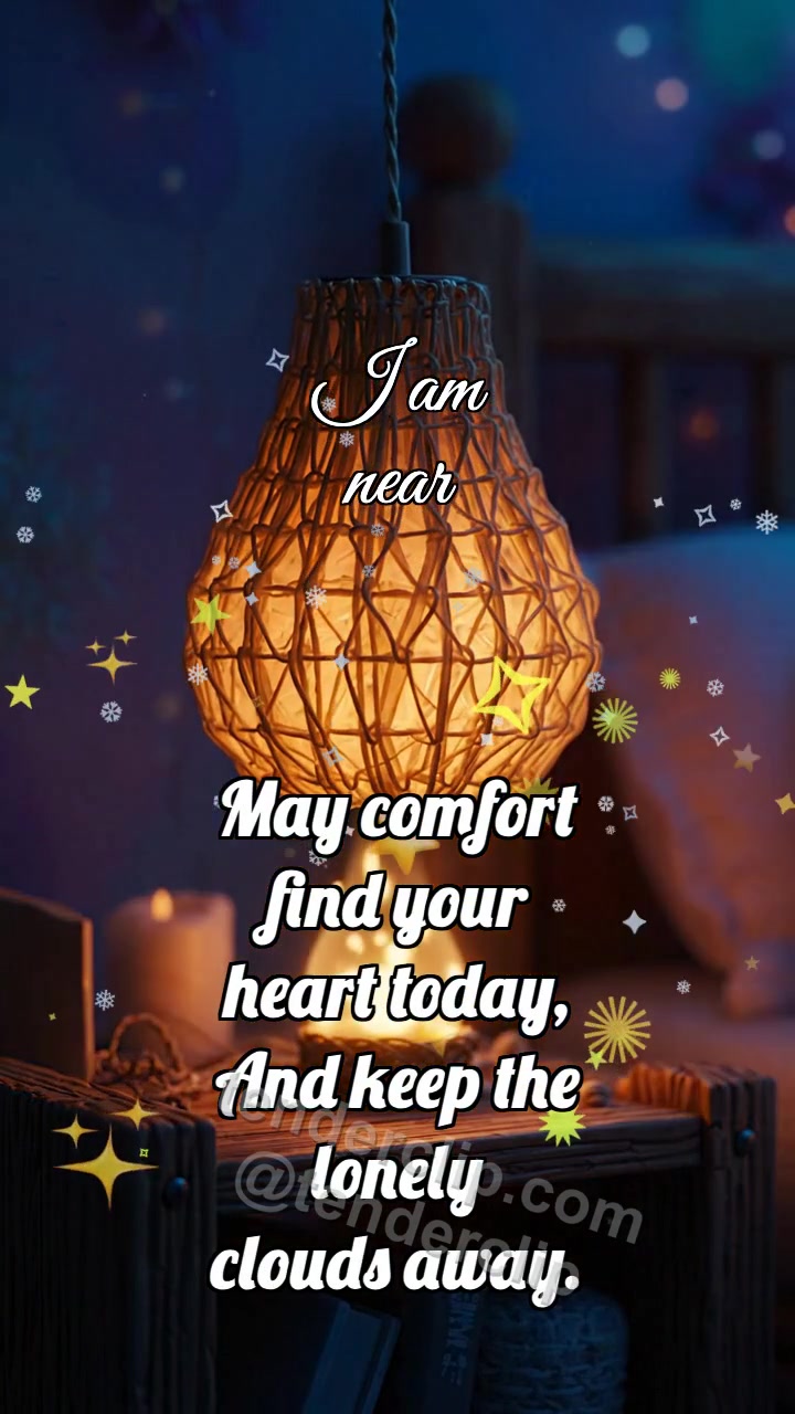 Animated greeting card about I am near: Reed Shade Guards Glow