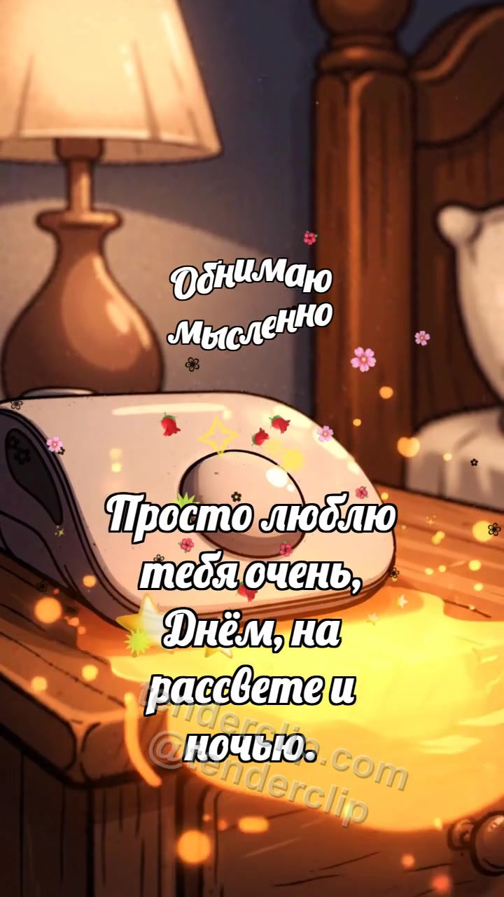 Анимационная открытка на тему Обнимаю мысленно: Нежная кнопка выпускает тепло