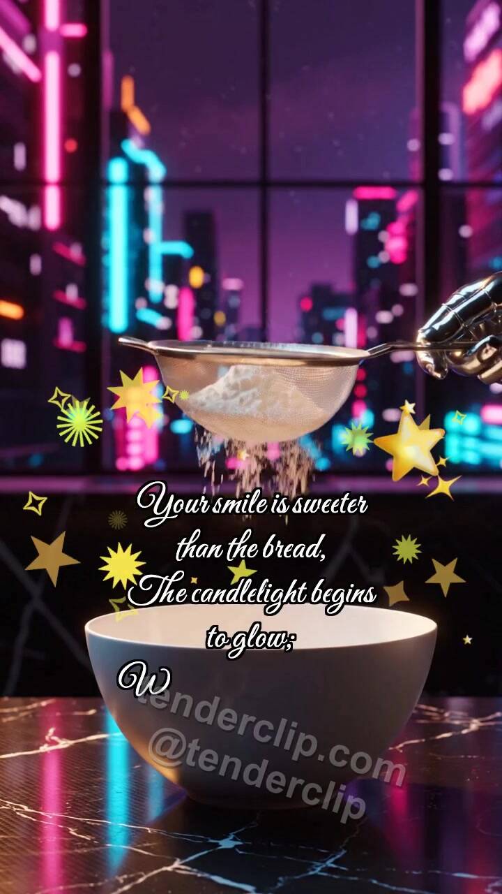 Animated greeting card about Enjoy your meal: Sieve Releases Cloud