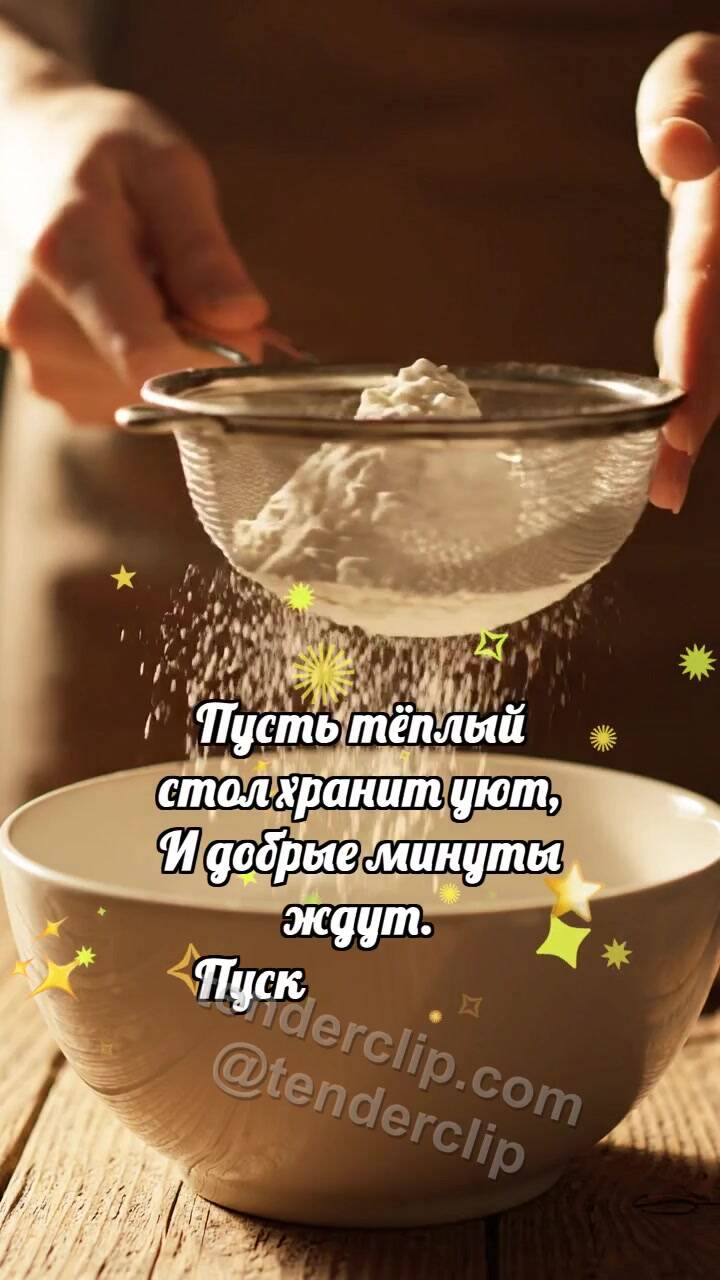 Анимационная открытка на тему Приятного аппетита: Сито выпускает облачко