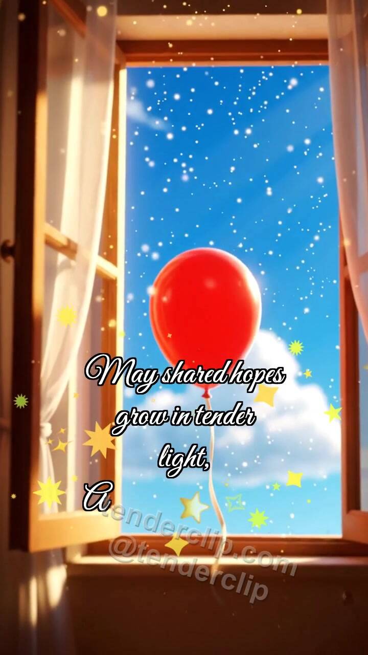 Animated greeting card about MLK Day: Balloon Catches Cloud