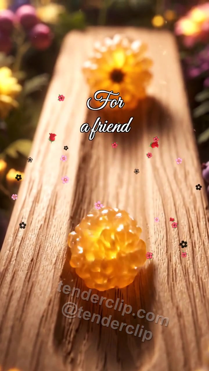 Animated greeting card about For a friend: Hornbeam Groove Shares Cloudberry