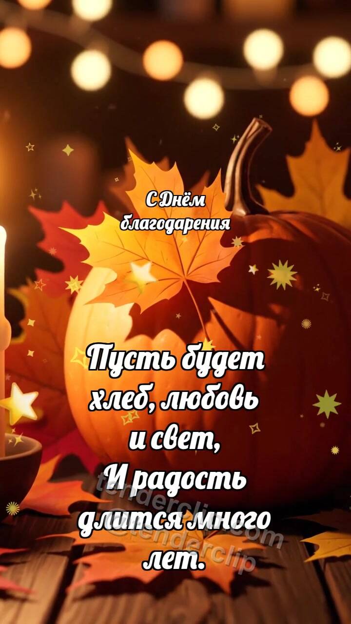 С Днём благодарения: Тыква делится теплом