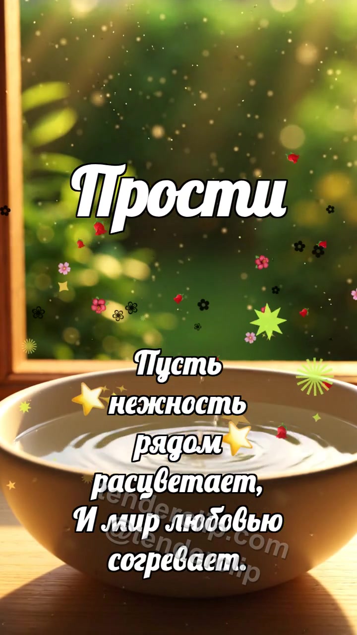 Прости: Камешек отпускает волну