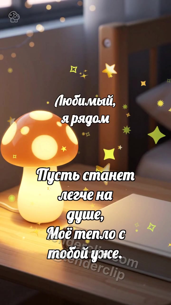 Любимый, я рядом: Ночник касается книги