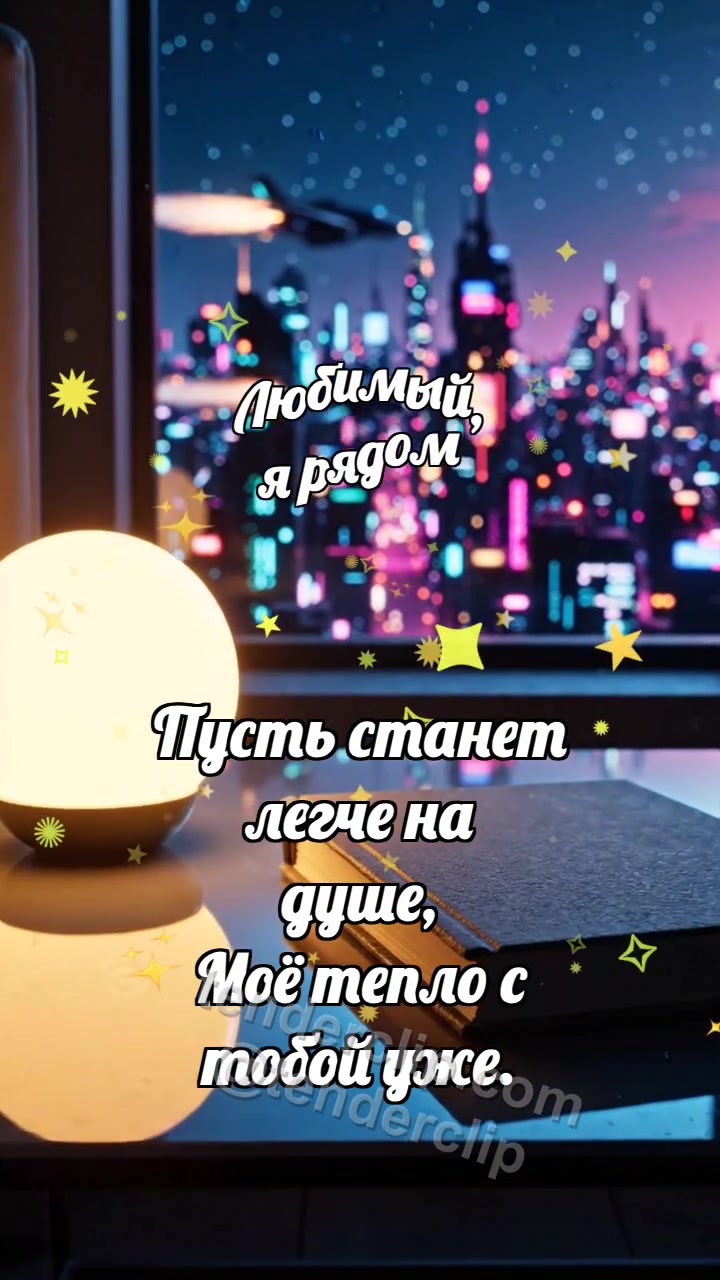 Любимый, я рядом: Ночник касается книги