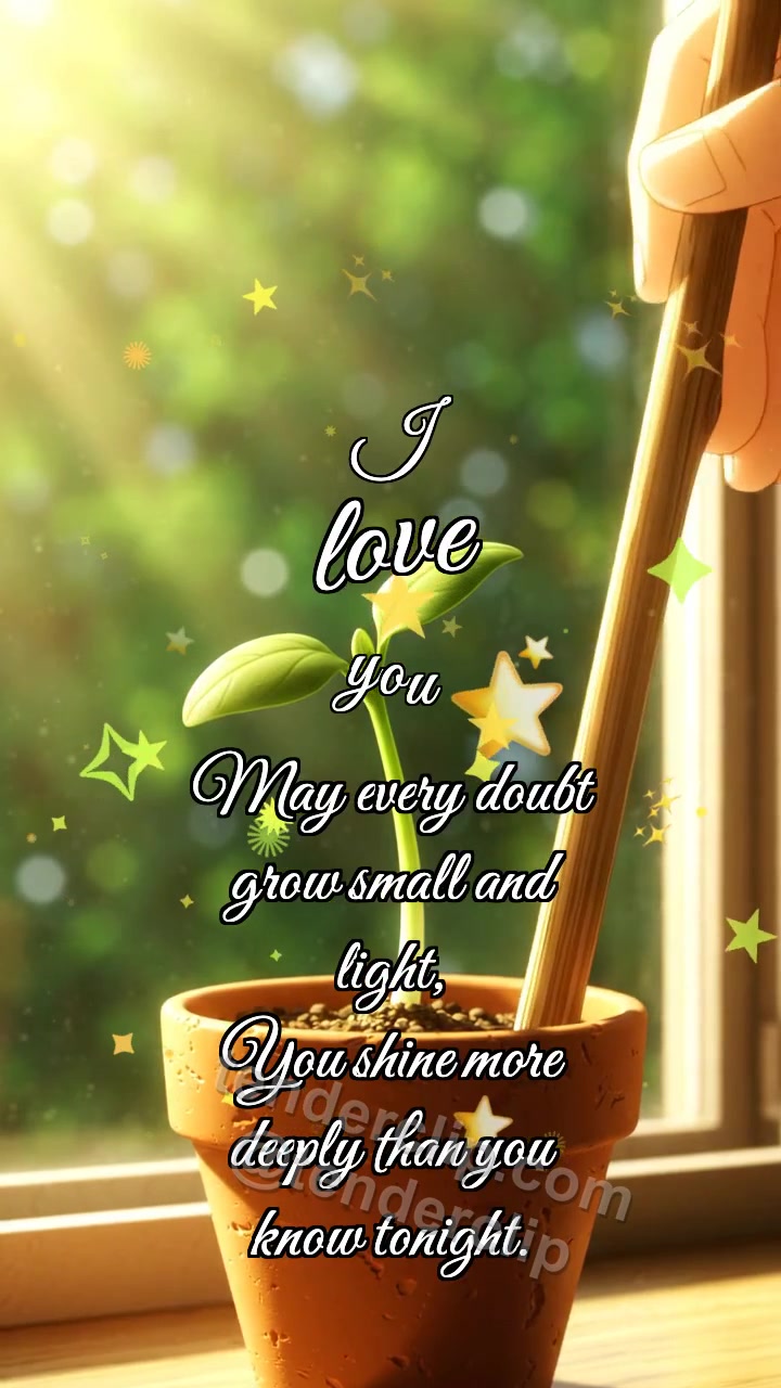 I love you: Support Holds Sprout