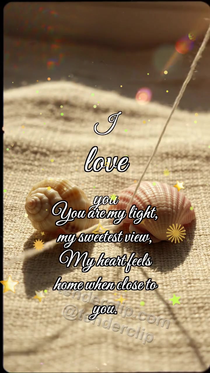 I love you: Thread Links Shells