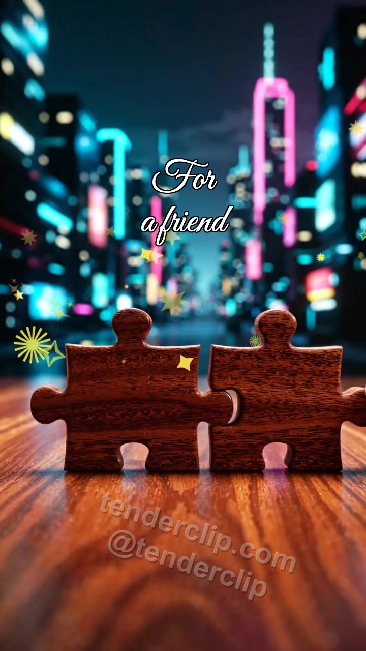 For a friend: Puzzle Pieces Fit