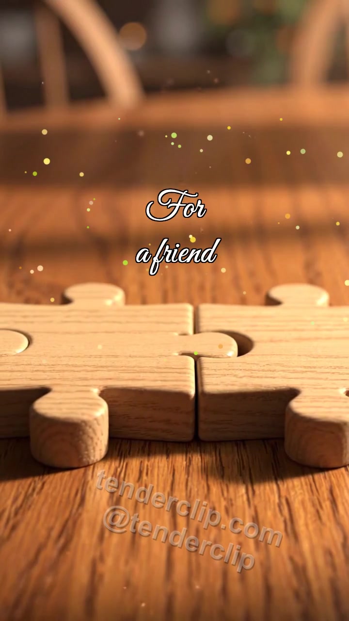 For a friend: Puzzle Pieces Fit