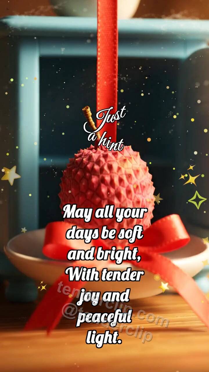 Animated greeting card about Just a hint: Blue Cupboard Offers Lychee