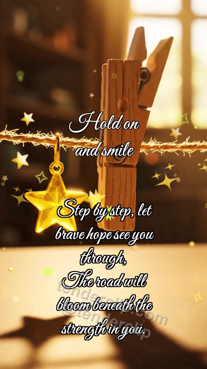 Hold on and smile: Clothespin Holds Star