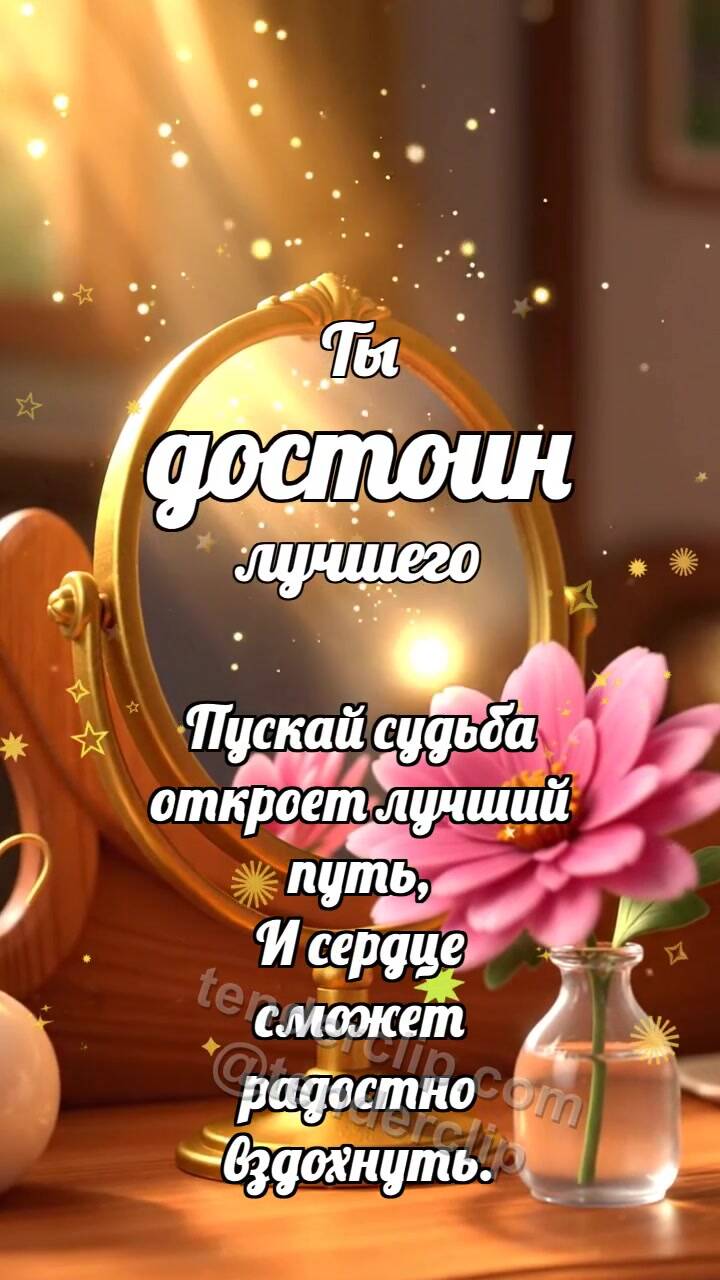 Ты достоин лучшего: Зеркало дарит луч