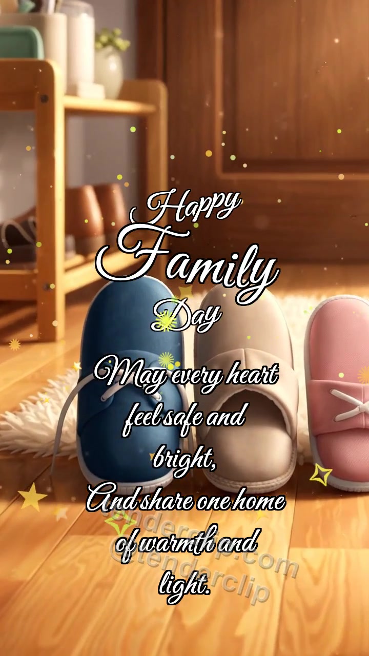 Happy Family Day: Slippers Gather Together