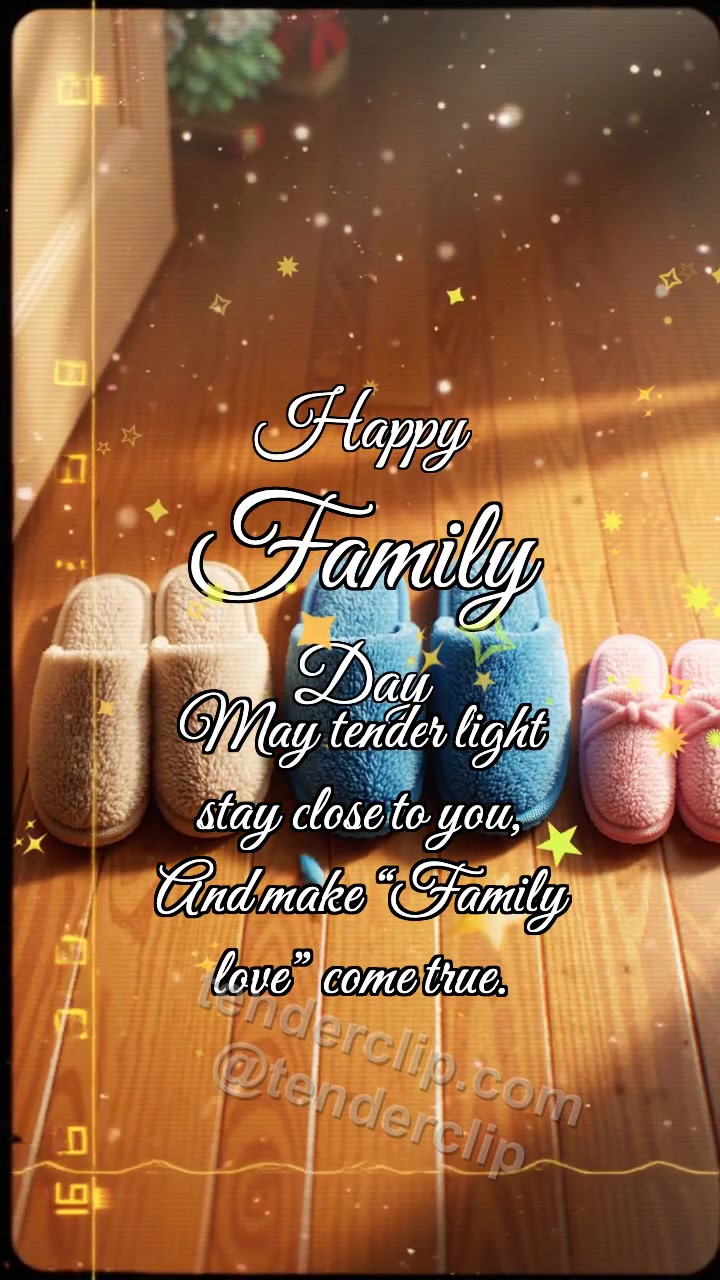 Happy Family Day: Slippers Gather Together