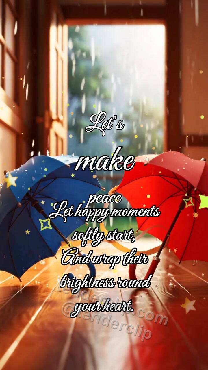 Let’s make peace: Two Umbrellas Reconcile