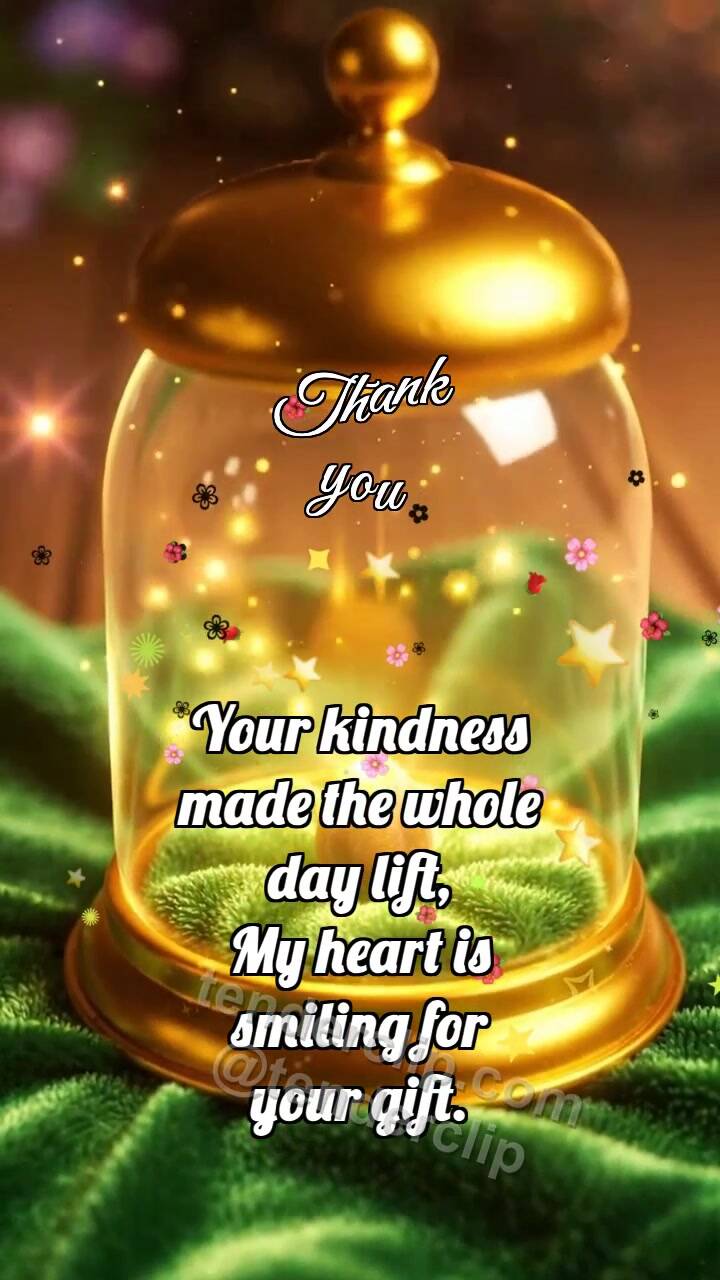 Animated greeting card about Thank you: Nectar Incubator Warms Kernel