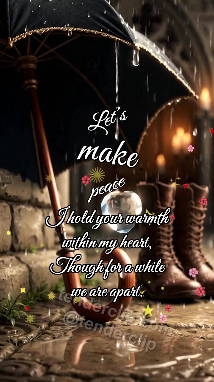 Let’s make peace: Umbrella by Door