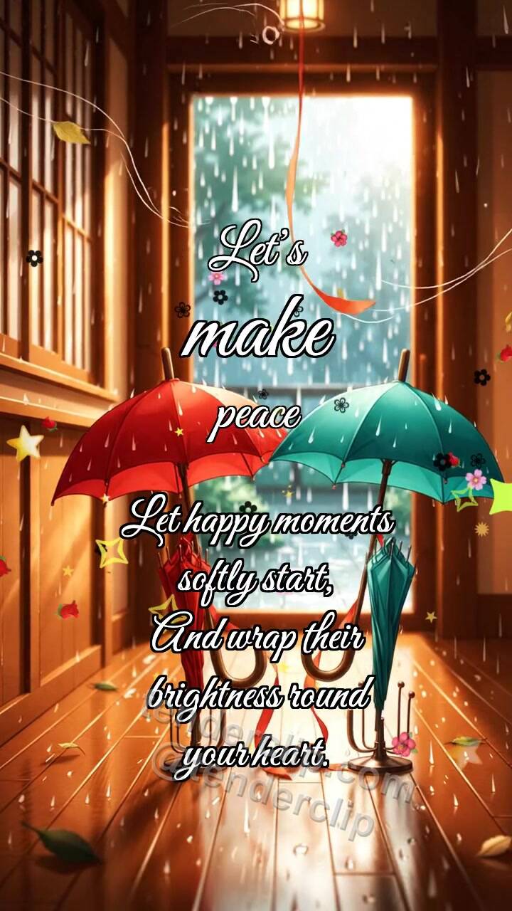 Let’s make peace: Two Umbrellas Reconcile