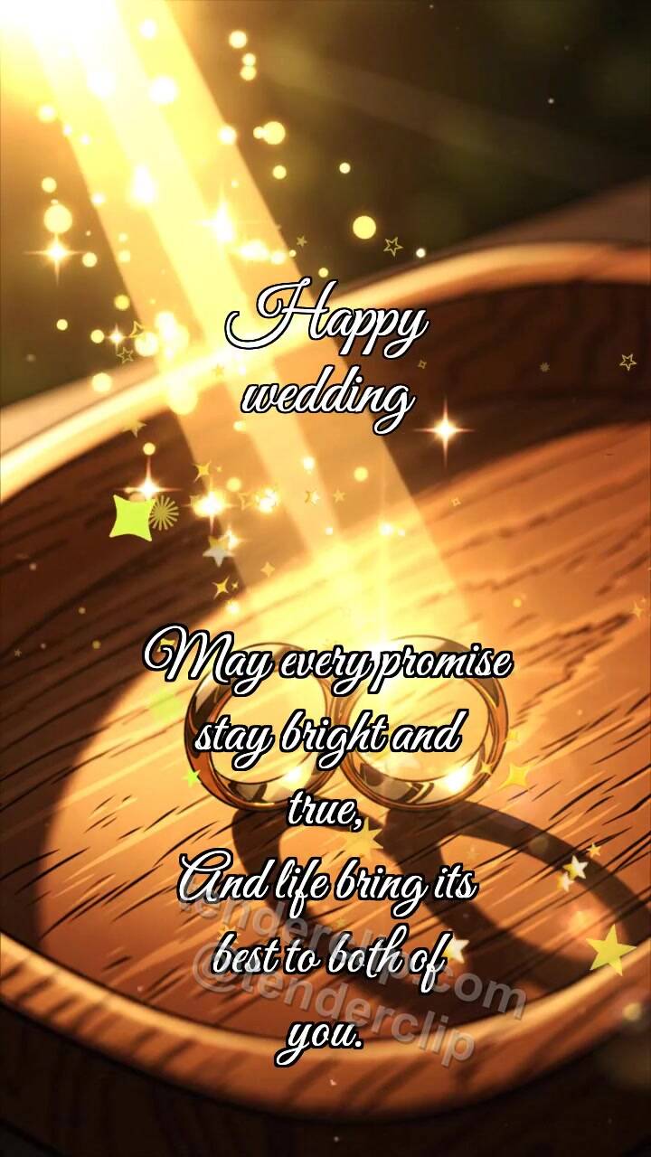 Happy wedding: Rings Catch Dawn