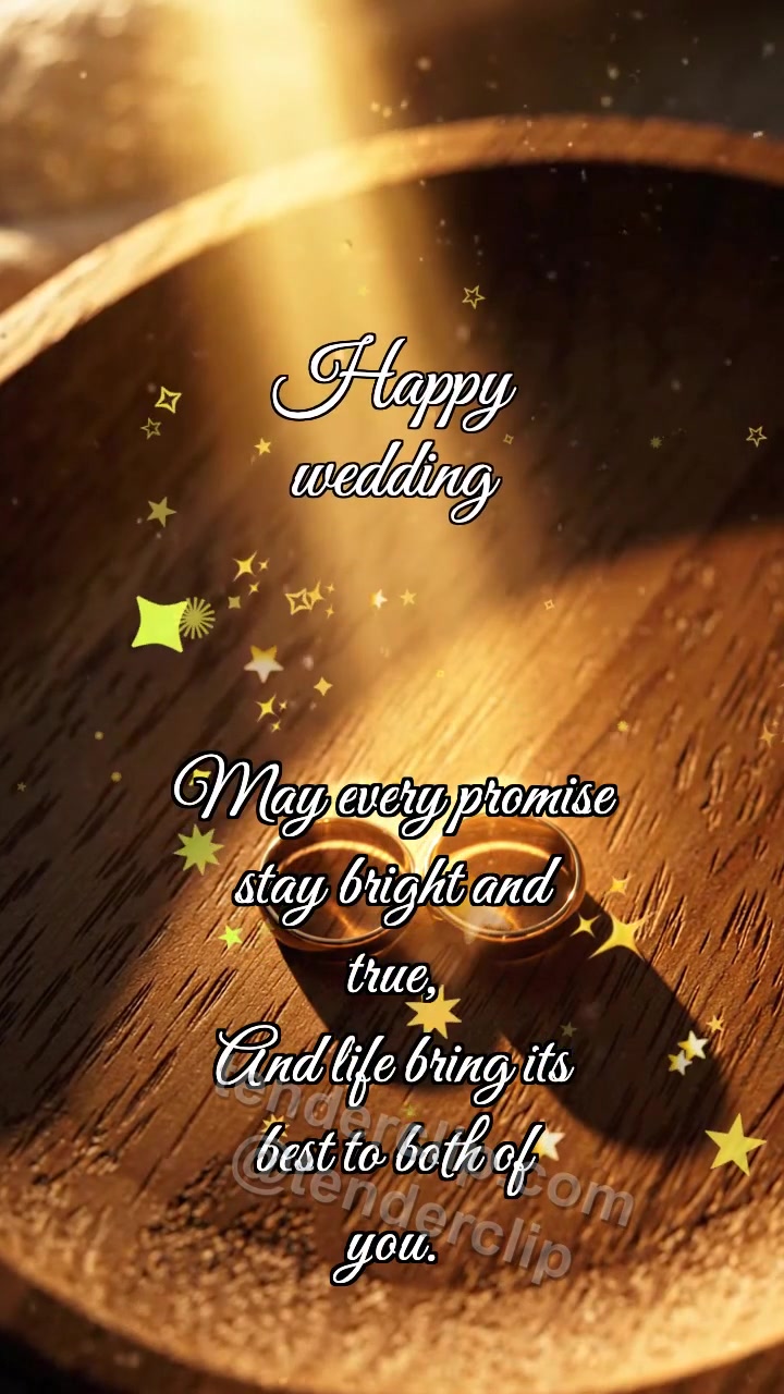 Happy wedding: Rings Catch Dawn