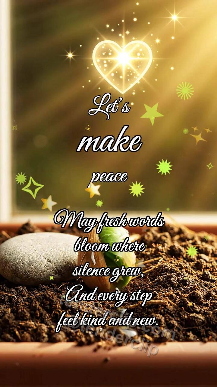 Let’s make peace: Seed Opens Path