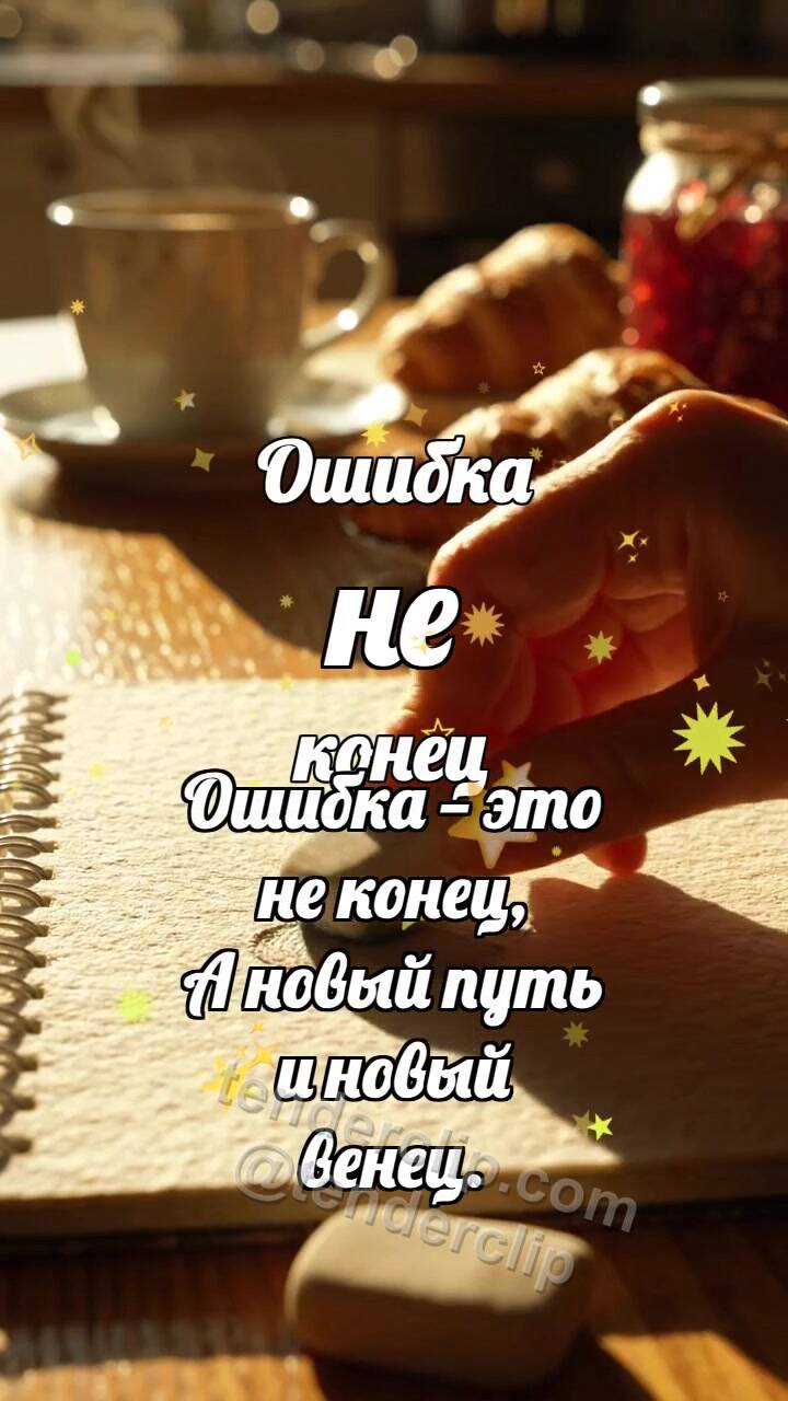 Анимационная открытка на тему Ошибка не конец: Ластик сдвигает облако