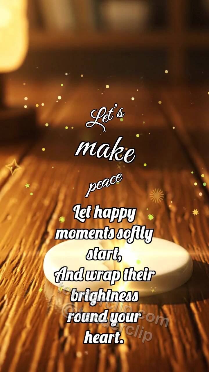Animated greeting card about Let’s make peace: Ceramic Pieces Rejoin